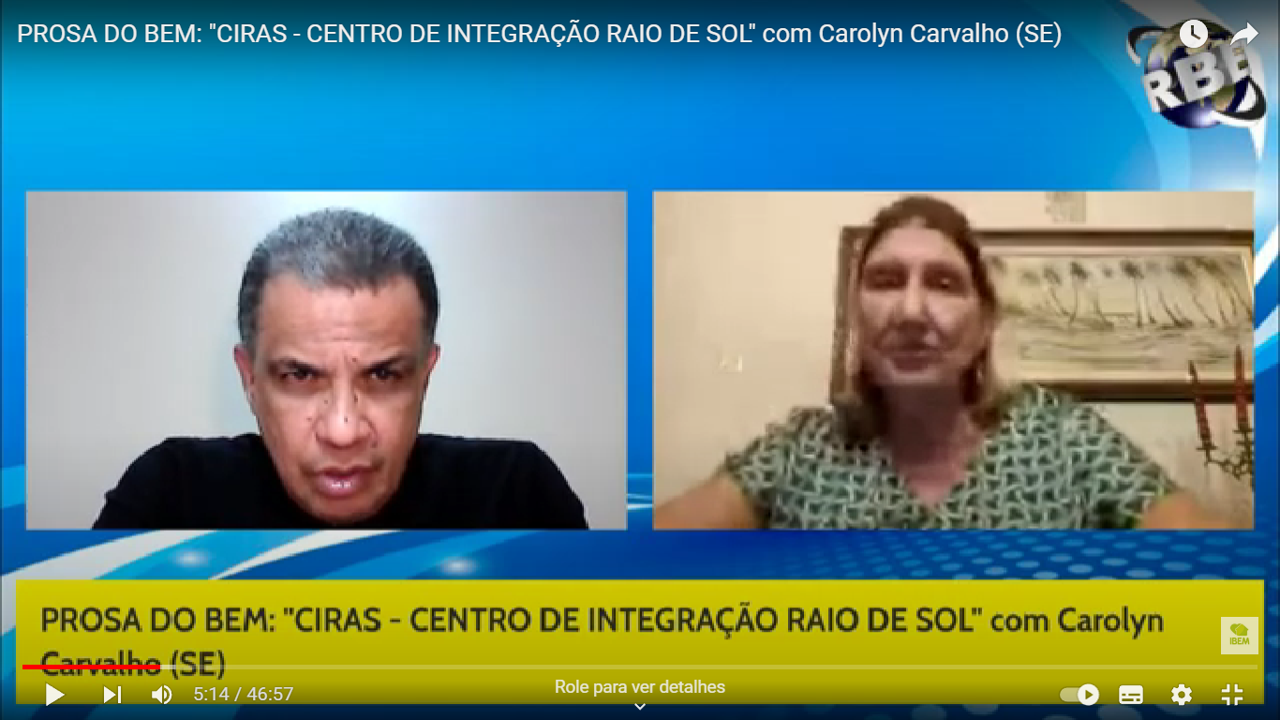 Carolyn participa do programa PROSA DO BEM e apresenta o CIRAS 